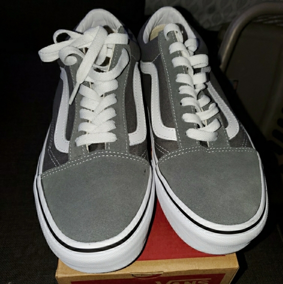 Old Skool Grey Vans - Picture 3 of 4